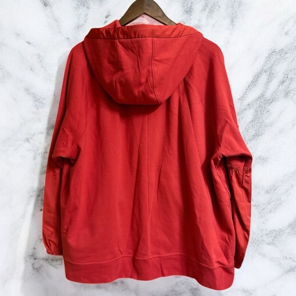 Athleta Red On My Way Triumph Hoodie Size 1XL - Picture 4 of 6